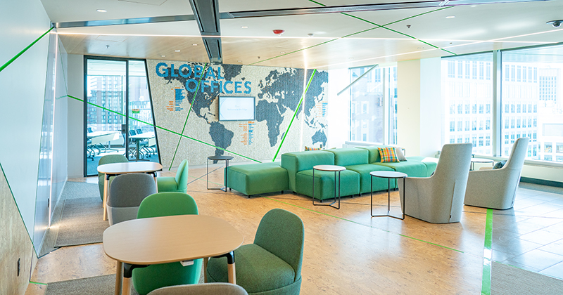 Mosaic Art at Akamai's Office