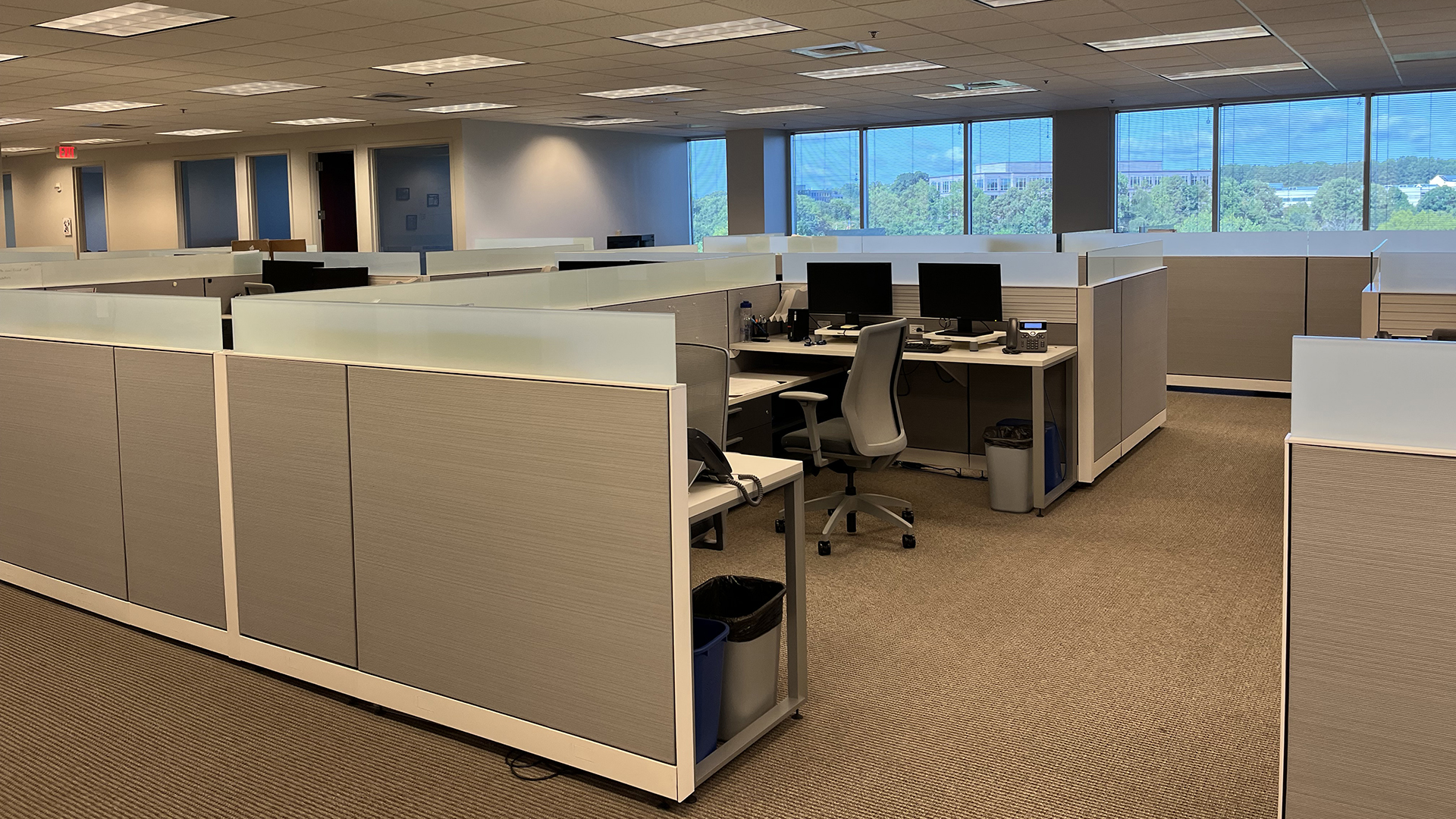Image of open workstations