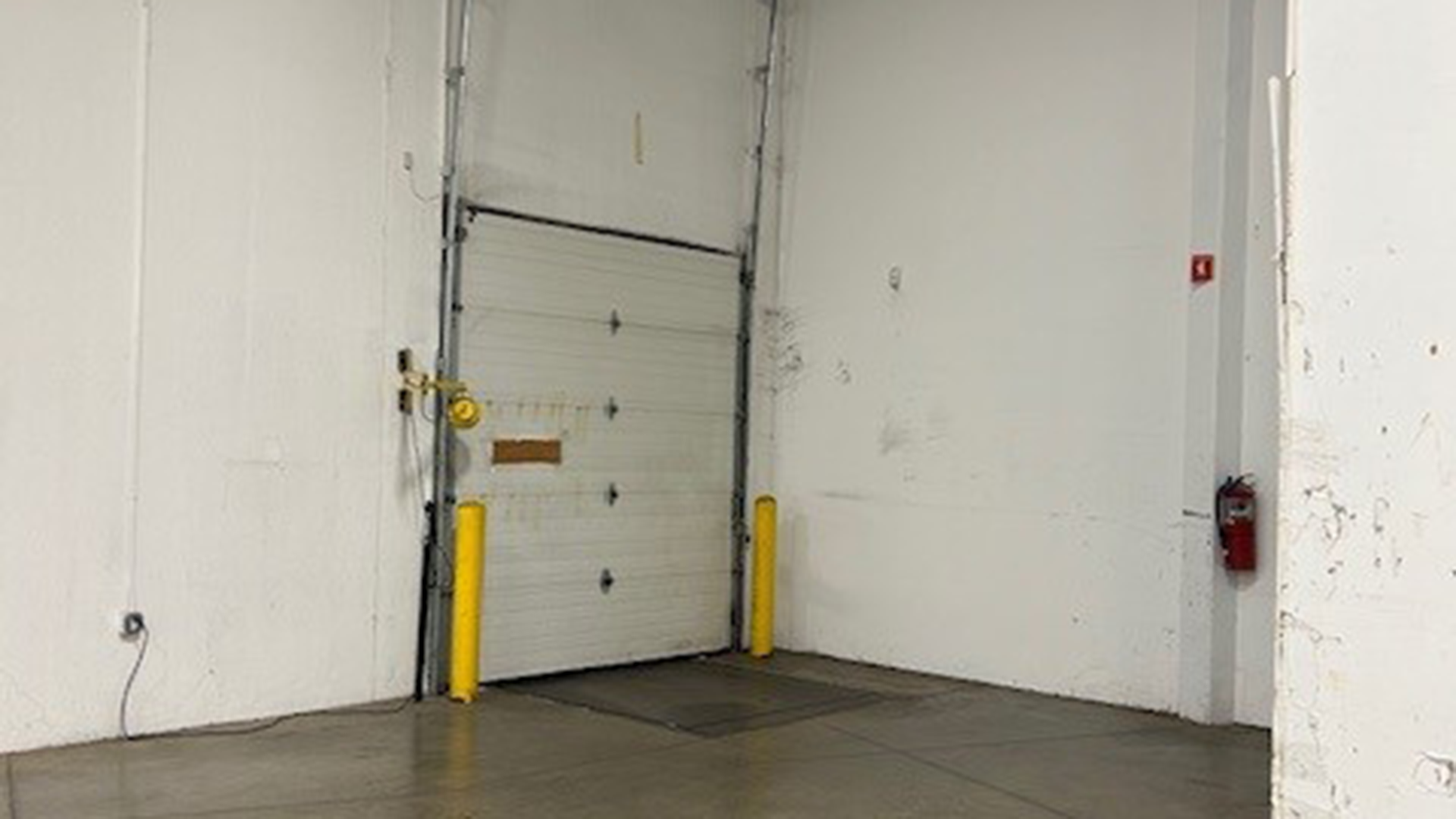 Inside shot of loading dock 