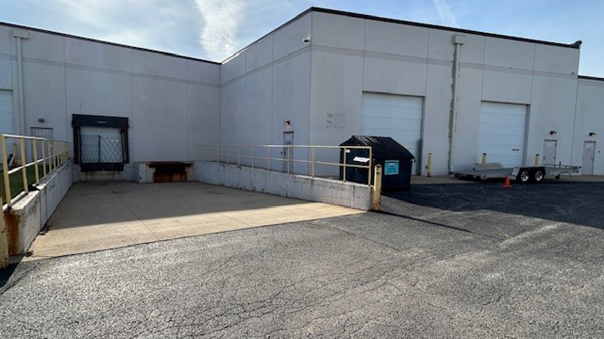 Outer shot of loading dock