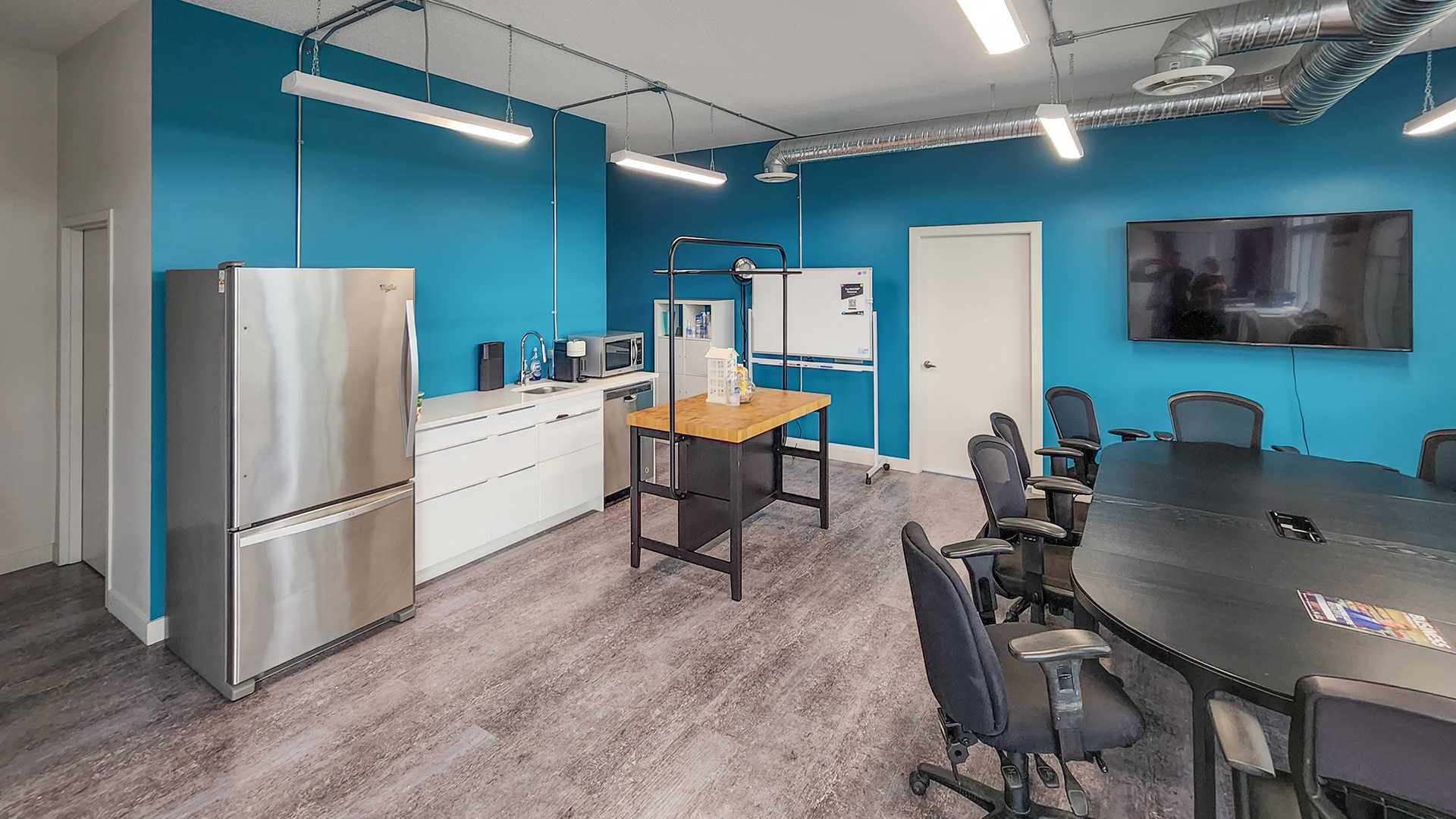 Kitchen and staff room