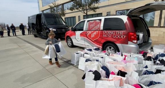 Cresa Dallas Coat Drive for Salvation Army