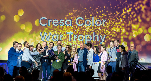 2019 Cresa Cares Color War Trophy winners