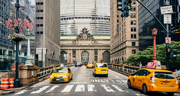 Grand Central Station viewed from Park Avenue