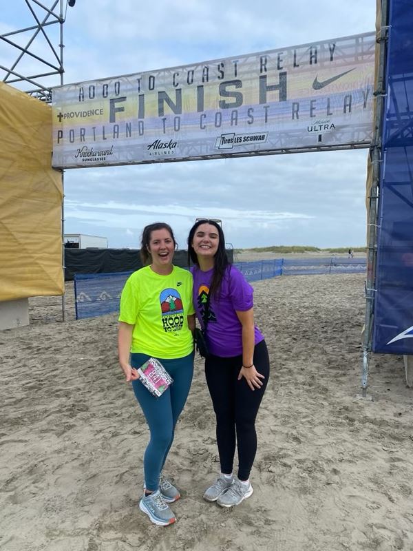 Kelsey Machuca and Hayley Mueller - Hood to Coast 2022