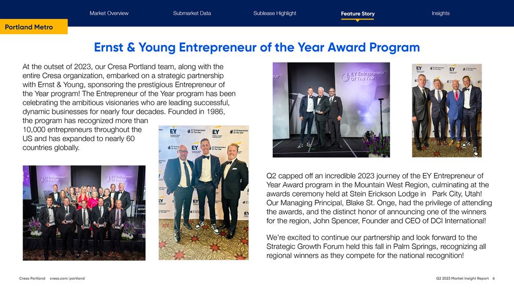 Cresa's Q2 2023 Portland Office Market Report