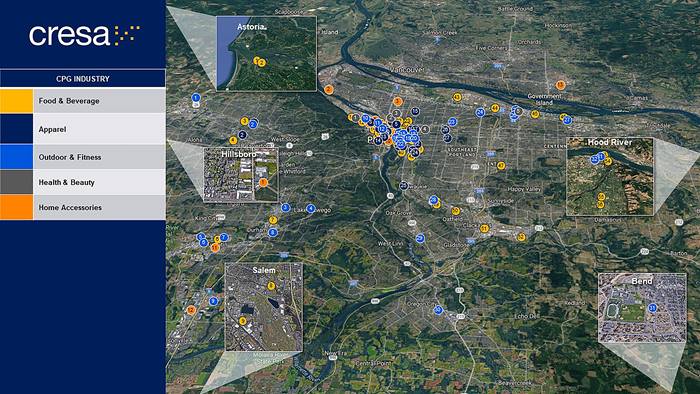 CPG Portland Industry Map